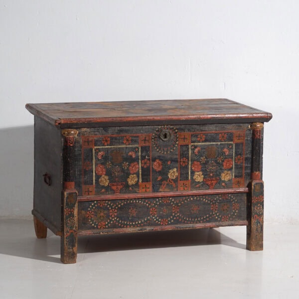 Antique painted chest (c.1870) #28