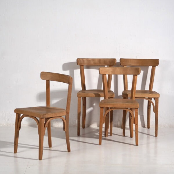 Chaises Thonet vintage (c.1940). Ensemble de 4 pièces #2