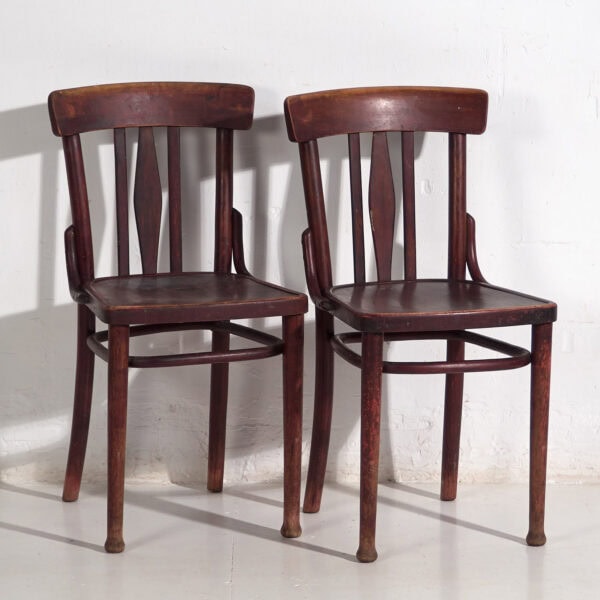 Antique Thonet chairs (c.1920). Set of 2 pieces #2