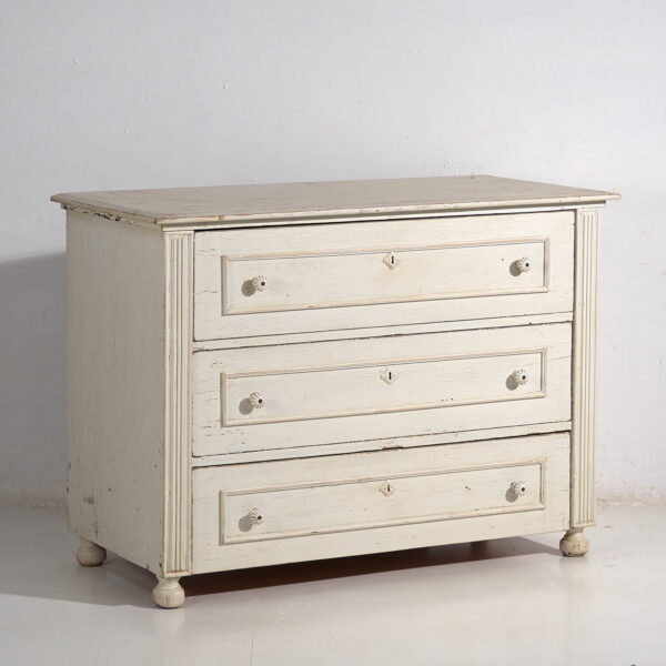 Commode ancienne blanche (c.1920) #40