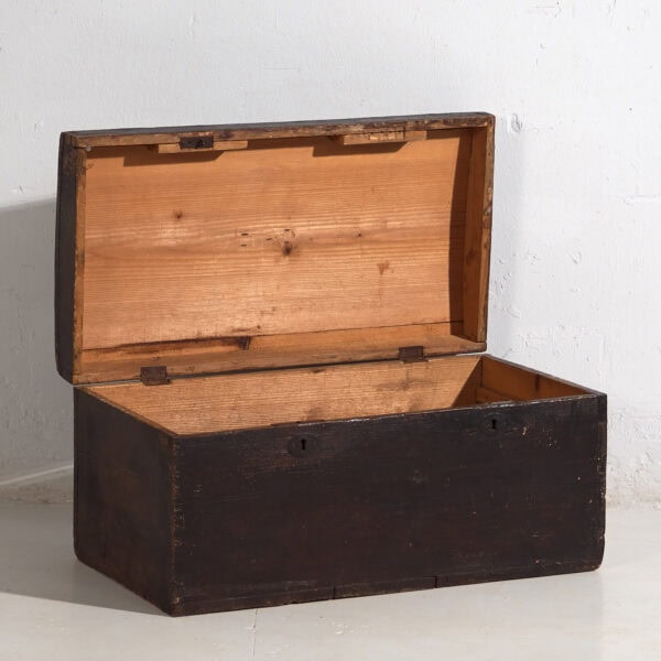 Coffre ancien à patine foncée (c.1920) #10