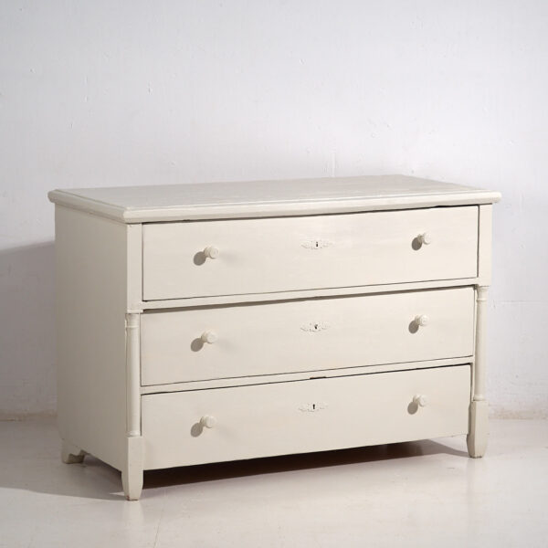 Commode ancienne blanche (c.1920) #53