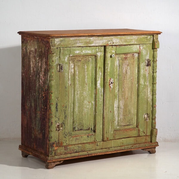 Commode ancienne verte (c.1920) #59