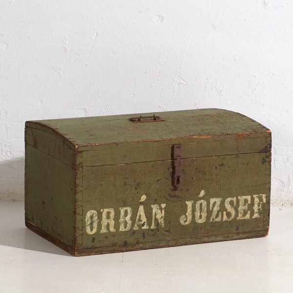 Coffre vert ancien (c.1920) #20