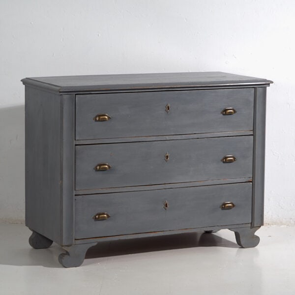 Antigua cajonera de color gris (c.1920) #2