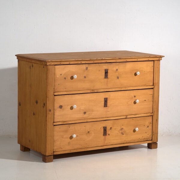 Cómoda antigua de tres cajones (c.1920) #17