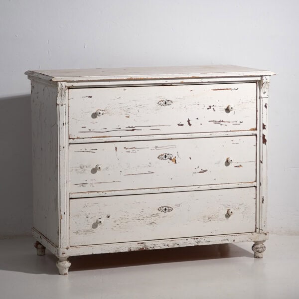 Cómoda blanca antigua (c.1920) #26