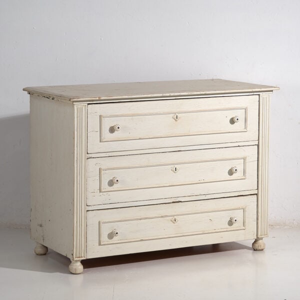 Cómoda blanca antigua (c.1920) #40