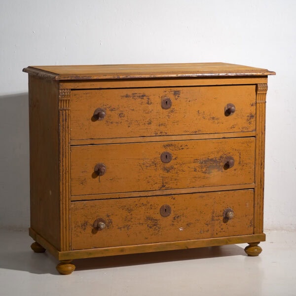 Cómoda antigua de tres cajones (c.1920) #11
