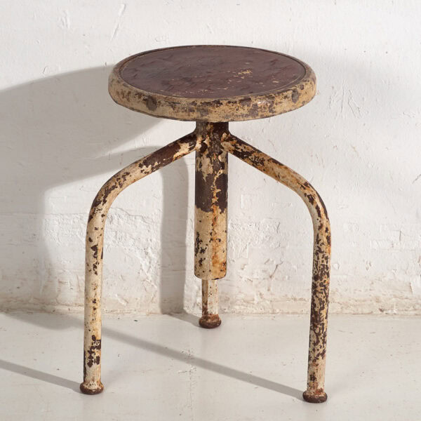 Taburete de taller de estilo industrial (c.1950) #2