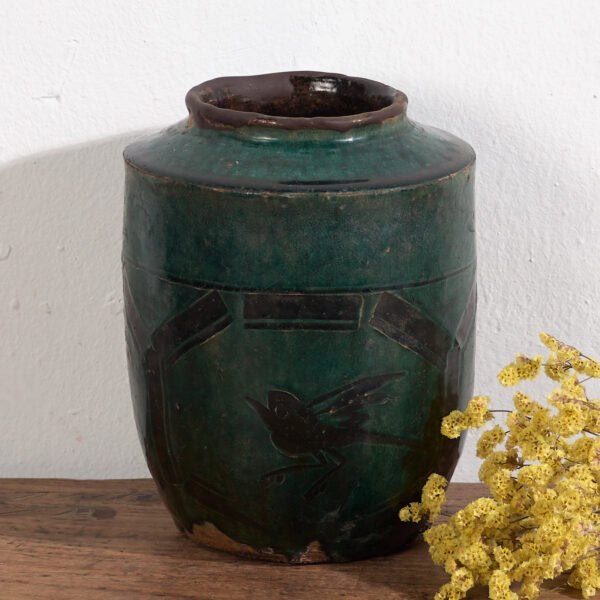 Antigua vasija esmaltada (c.1820) #21
