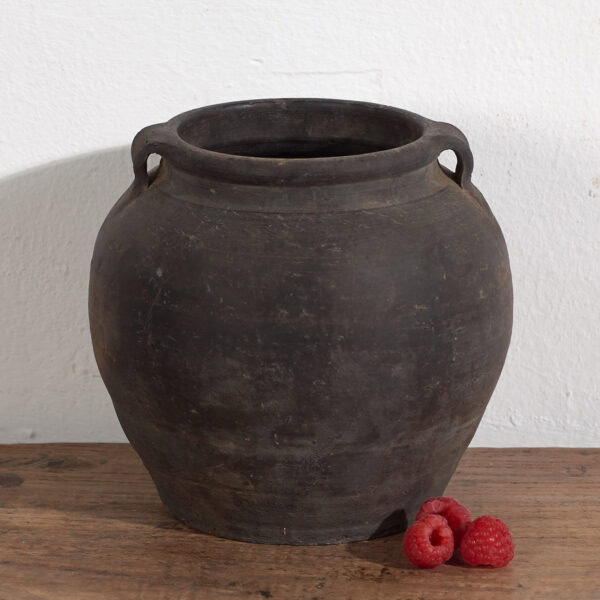 Pequeño jarrón asiático antiguo (c.1900) #13