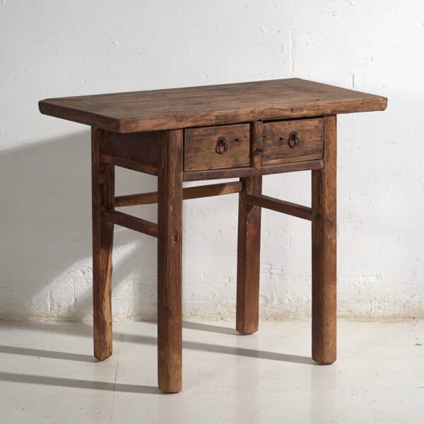 Consola antigua en madera de olmo – China, circa 1920