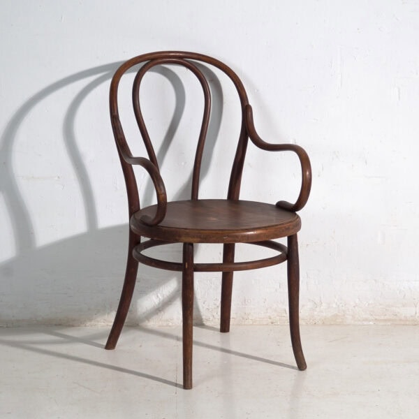 Sillón antiguo de madera curvada Thonet – Europa central, circa 1900
