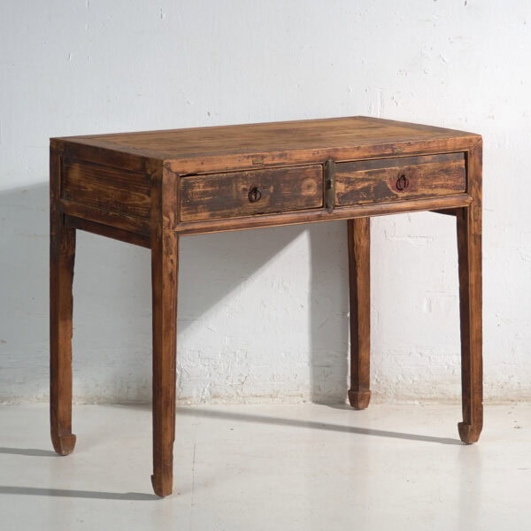 Mesa consola antigua con cajones – China, circa 1900