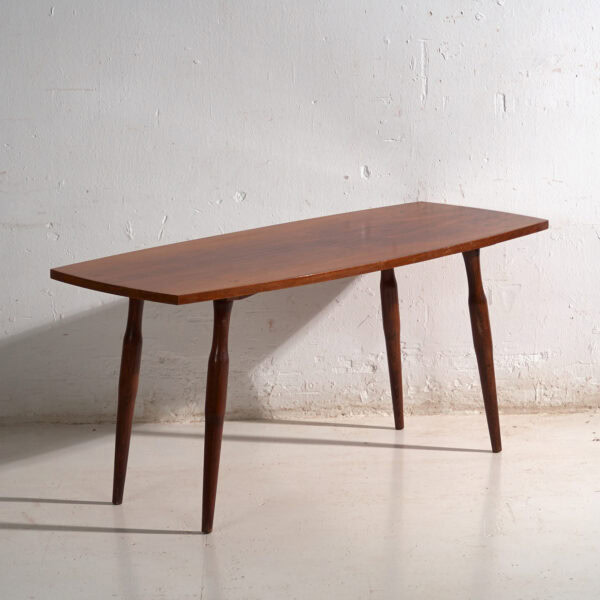 Mesa de centro vintage en madera de teca – Europa central, circa 1960