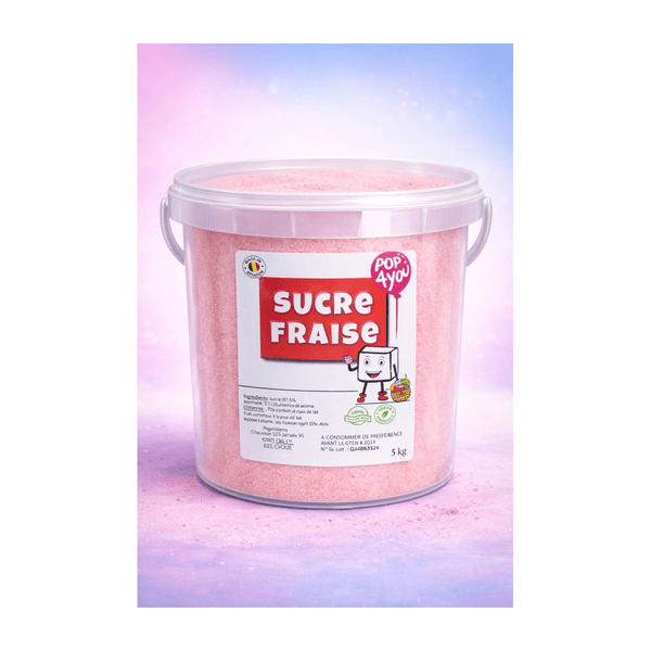 Image carrée - Sucre barbe à papa 5kg Pop4You