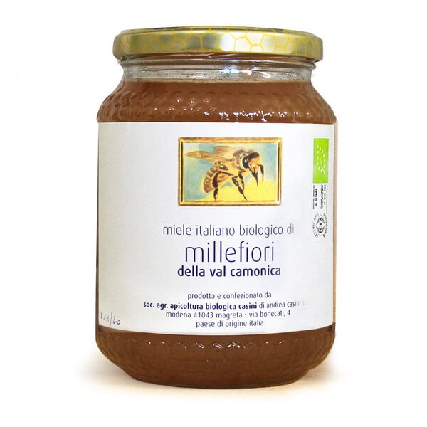 Miele millefiori della Valcamonica disponibile in vari formati