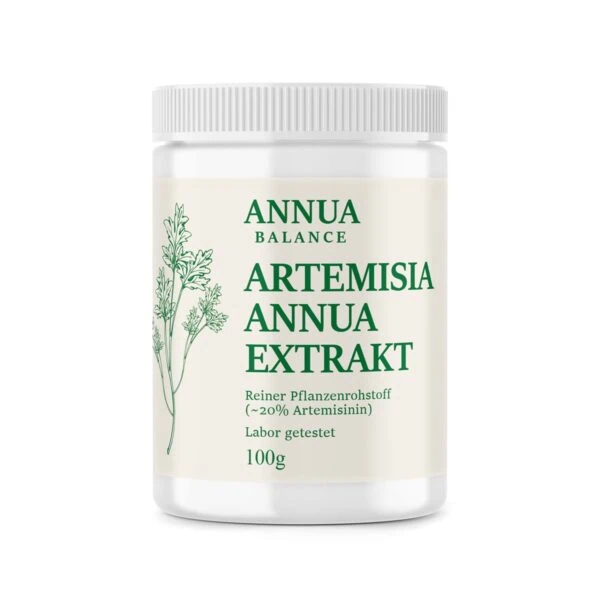 AnnuaBalance Artemisia annua Extrakt 100 g Dose, reiner Pflanzenrohstoff mit ~20 % Artemisinin