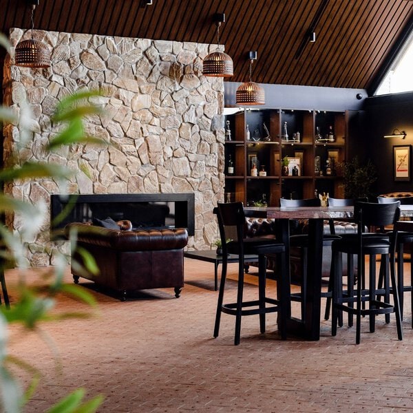 Aussietecture Lavertone irregular stone cladding in interior wall application