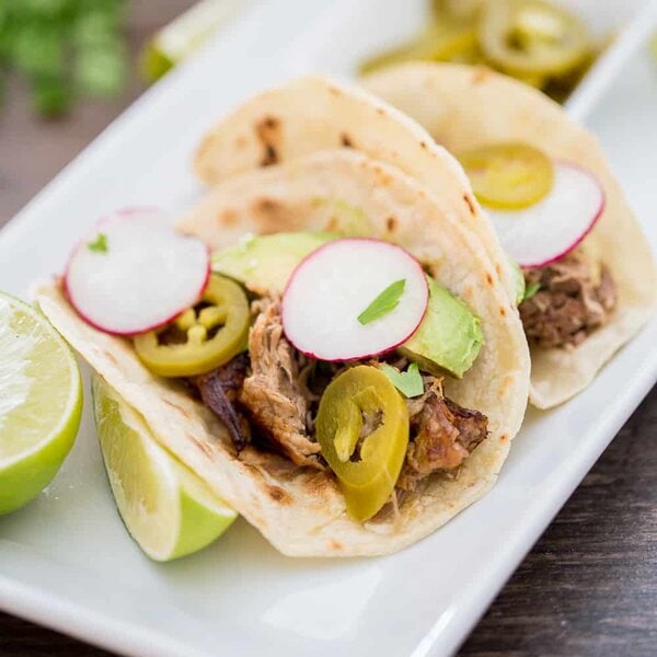 Instant Pot Pork Carnitas Tacos