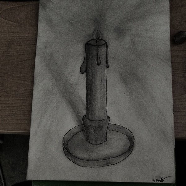 #drawing #candle #art finished...