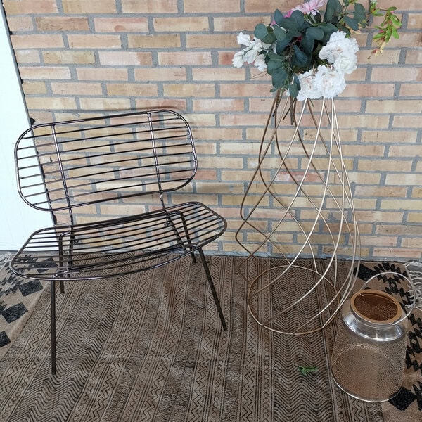 Bittersoet - feestverhuur - draadstaal stoel te huur