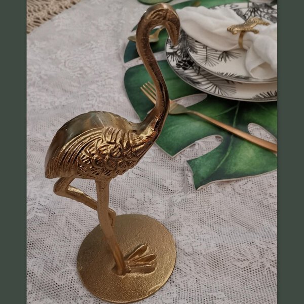 Bittersoet feestverhuur - Beeldje Flamingo decoratie te huur