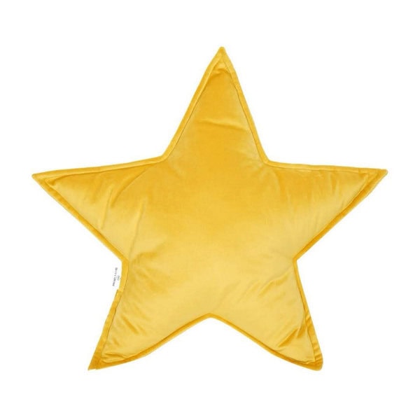 Bittersoet feestverhuur - Kussen geel ster - plat te huur