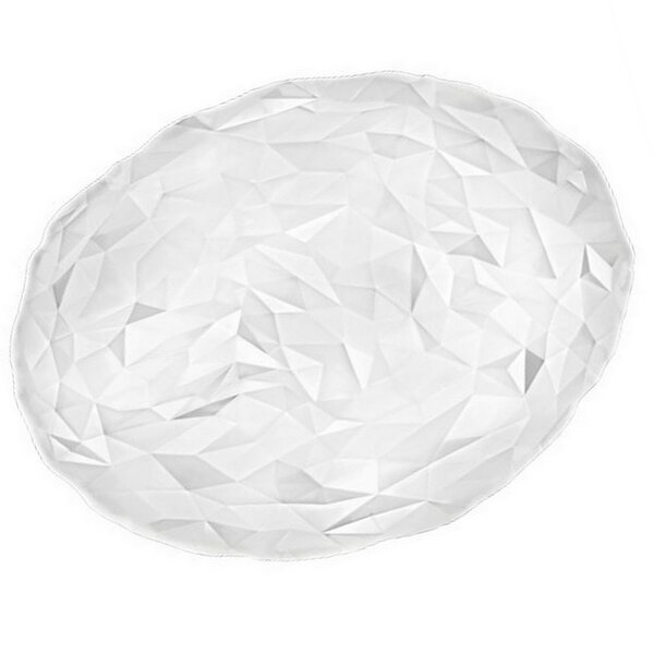 Bittersoet feestverhuur - Schaal serveren diamant transparant te huur