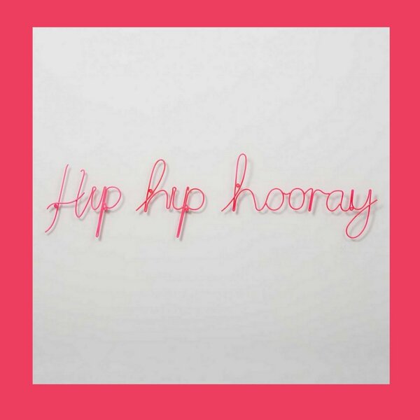 Bittersoet feestverhuur – letterkunst - Hip hip hooray te huur