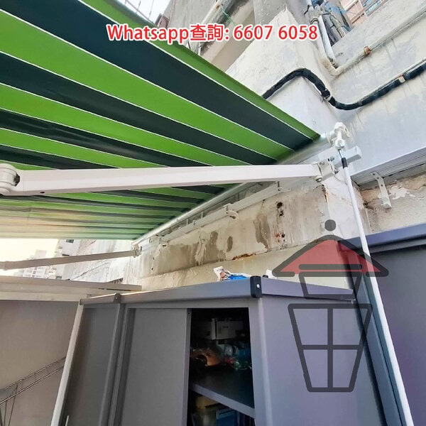 BQ214 懸臂式 鋁合金户外伸縮簷篷 Extendable Canopies (手動/電動) 不同大小尺寸 [尺寸可訂]