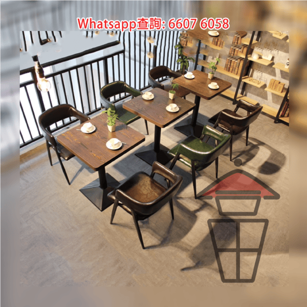 CH50 懷舊復古風 扶手餐椅 配對茶桌/咖啡桌 Vintage Armed Chair for Coffee Table - Image 2