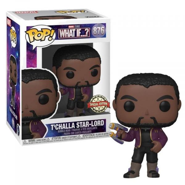 Figurine Funko Pop / T’Challa Star-Lord / What If … / Marvel / Spécial édition ! Figurine Funko Pop / T’Challa Star-Lord / What If … / Marvel / Spécial édition !