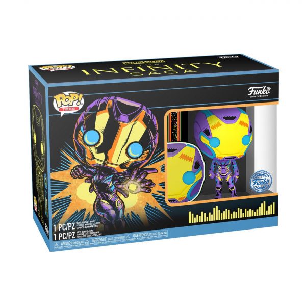 Pack Funko Pop + T-Shirt / Rescue / Infinity Saga / Marvel / Etiquette Funko Pop Exclusive