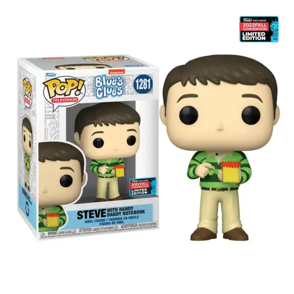 Figurine Funko Pop / Steve N°1281 / Blue's Clues / 2022 Fall Convention Limited Edition Figurine Funko Pop / Steve N°1281 / Blue's Clues / 2022 Fall Convention Limited Edition