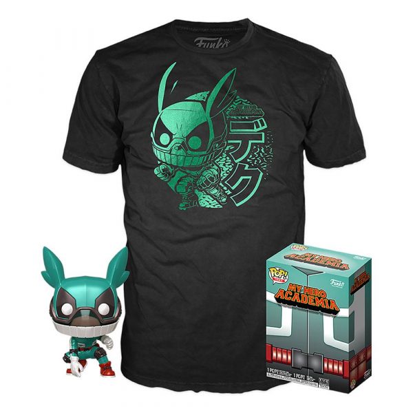 Pack Funko Pop + T-Shirt / Izuku Midoriya / My Hero Academia / Spécial édition Pack Funko Pop + T-Shirt / Izuku Midoriya / My Hero Academia / Spécial édition