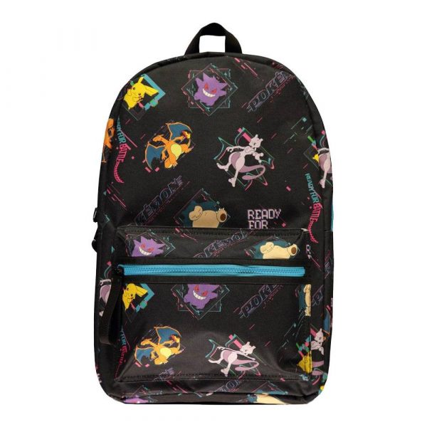 Sac à Dos Difuzed AOP / Ready For Pokémon / Mewtwo-Ronflex-Pikachu-Dracaufeu-Ectoplasma Sac à Dos Difuzed AOP / Ready For Pokémon / Mewtwo-Ronflex-Pikachu-Dracaufeu-Ectoplasma