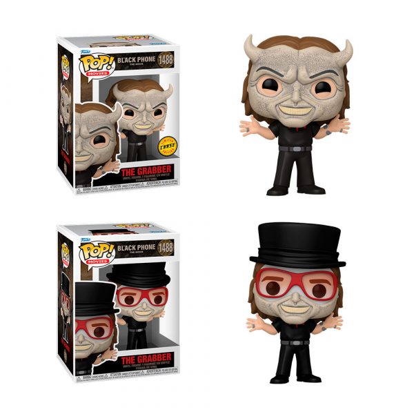 Lot 2 Figurines Funko Pop / The Grabber N°1488 / Black Phone / ( 1 Chase + 1 Normal )