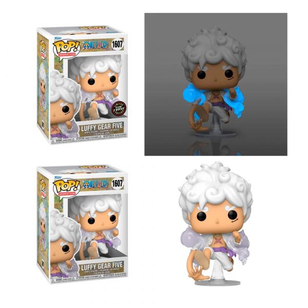 Lot 2 Figurines Funko Pop / Luffy Gear Five N°1604 / One Piece / (1Chase + 1Normal)