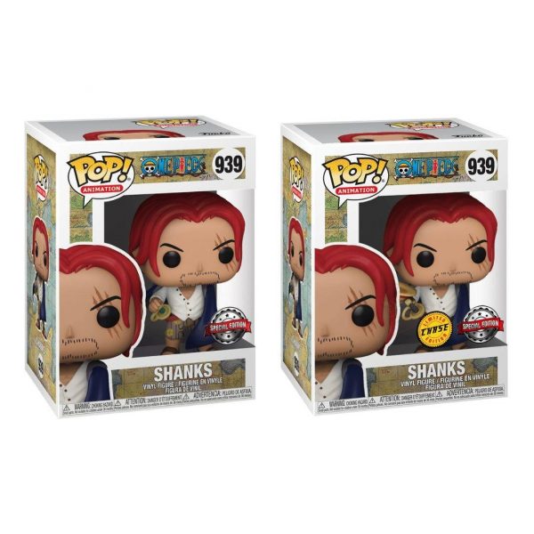 Lot 2 Figurines Funko Pop / Shanks N°939 / One Piece / Funko Spécial édition (1 Chase + 1Normal) Lot 2 Figurines Funko Pop / Shanks N°939 / One Piece / Funko Spécial édition (1 Chase + 1Normal)