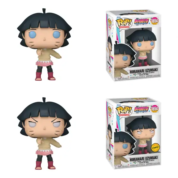 Lot 2 Figurines Funko Pop / Himawari Uzumaki N°1654 / Boruto Naruto Next Generations / (1 Chase + 1 Normal)