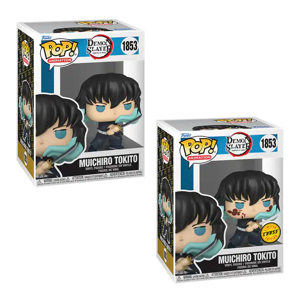 Lot 2 Figurines Funko Pop / Muichiro Tokito N°1853 / Demon Slayer ( 1 Chase + 1 Normal )