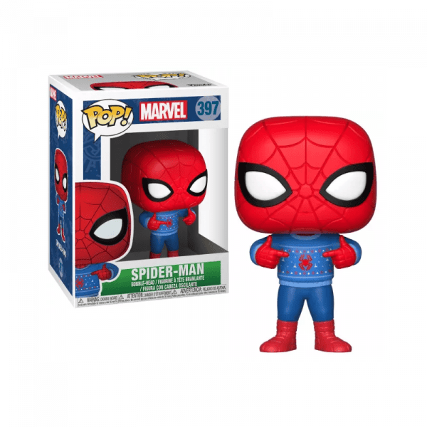Figurine Funko Pop / Spider-Man Holiday N°397 / Marvel Figurine Funko Pop / Spider-Man Holiday N°397 / Marvel