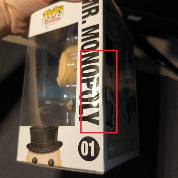 Figurine Funko Pop / Mr. Monopoly N°01 / Games