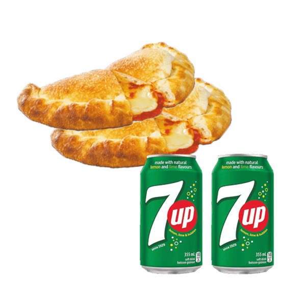 2 PANZEROTTIS WITH 3 TOPPINGS (PICK UP ONLY)