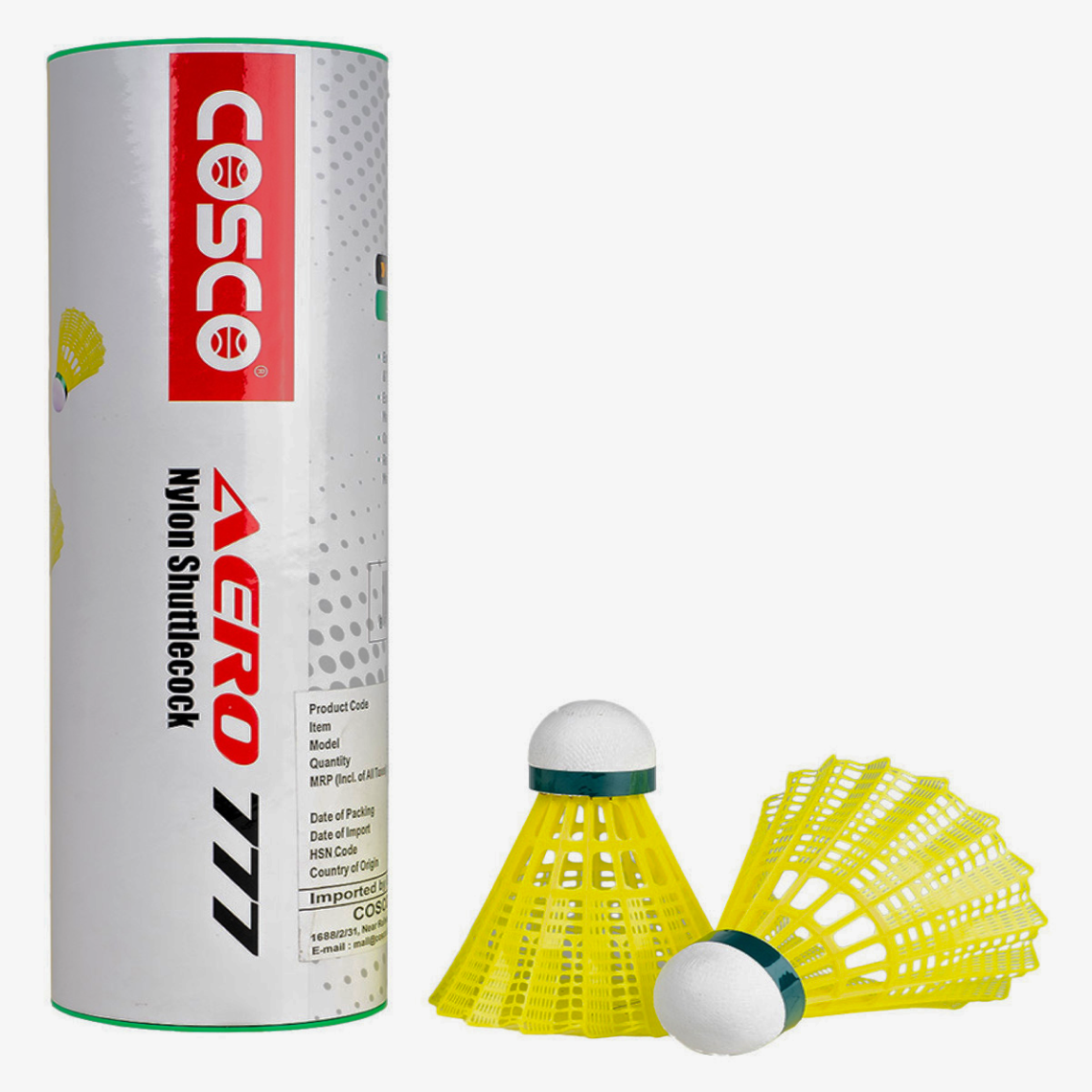 Cosco AERO 777 Nylon Badminton Shuttle 