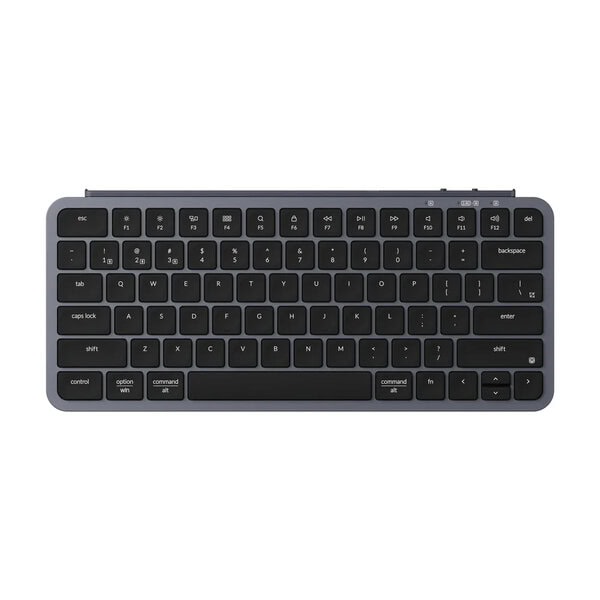 Keychron B1 Pro Ultra-Slim 75% Wireless Keyboard, Space Grey