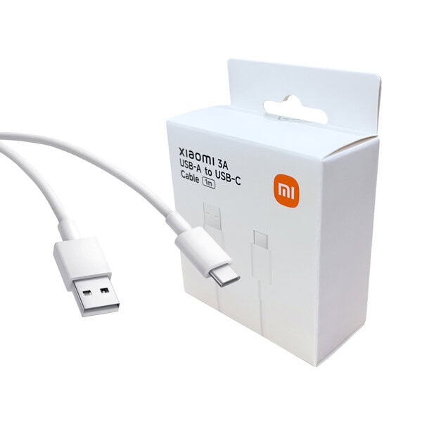 Xiaomi 3A USB-A to USB Type-C Cable 1M, White