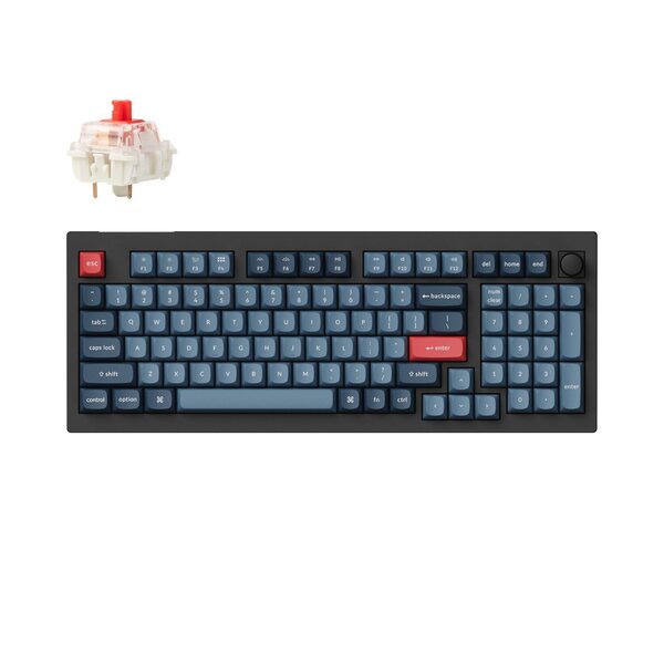Keychron V5 Max Wireless Custom Keyboard, RED Switch